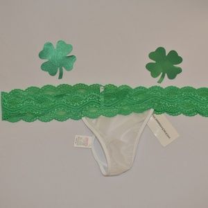 Wicked Weasel "Irish Luck" Thong and Matching Shamrock Pasties - NWT Ultra Rare
